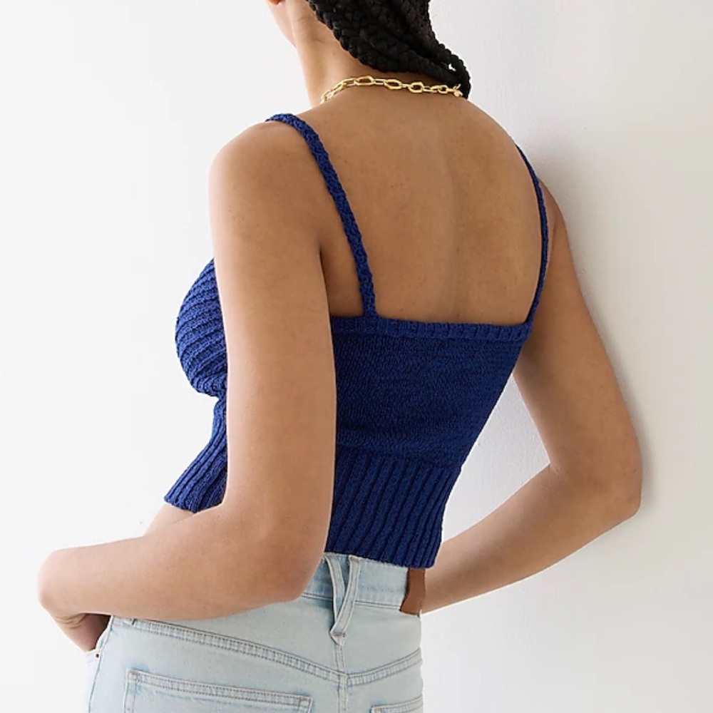 J.Crew Cropped V Neck Sweater Tank | Size M